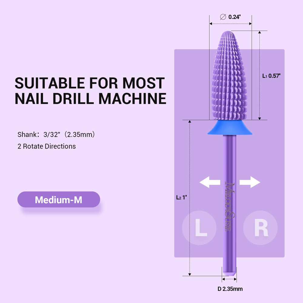 MelodySusie Typhoon medium-grit 3-32 shank fits most drills