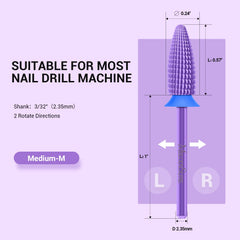 MelodySusie Typhoon medium-grit 3-32 shank fits most drills