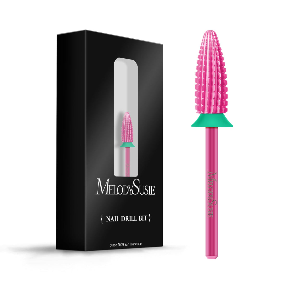 MelodySusie Typhoon cone-shaped carbide nail bit for quick surface shaping.
