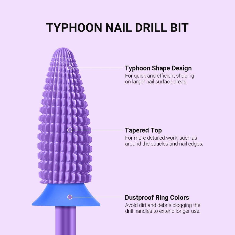 MelodySusie Typhoon two-way rotation bit suitable for both hands