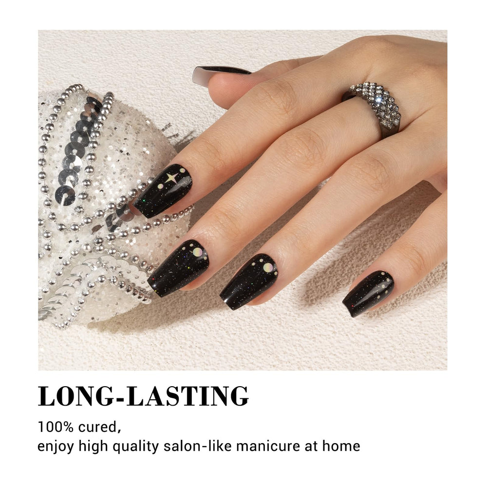 MelodySusie UV lamp compatible wraps for long-lasting shine