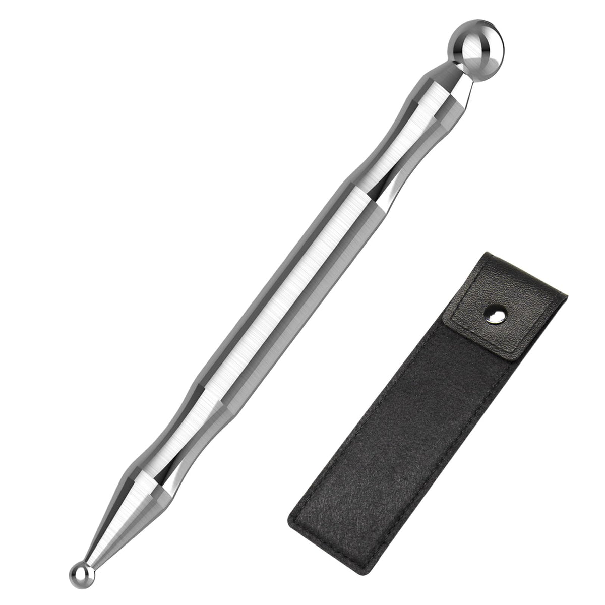 Melonsun Manual Acupuncture Pen with stainless steel body (hero image)