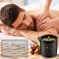 Cotton lead-free wick for clean burn