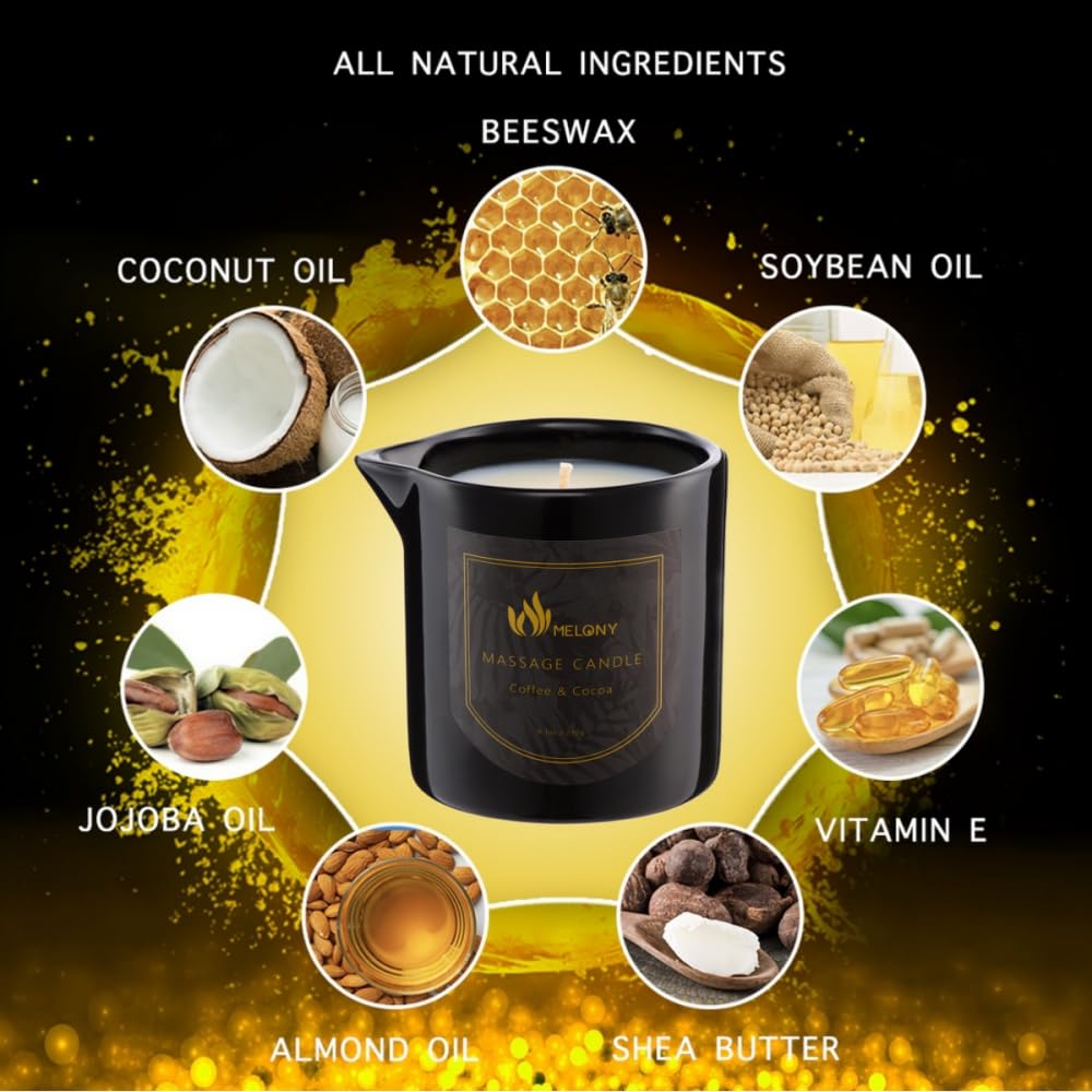 Luxury gift packaging for MELONY Massage Oil Candle