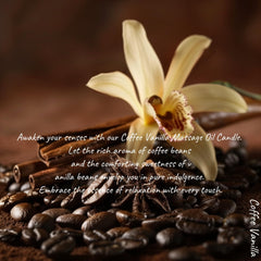 Aromatherapy candle providing warm, relaxing spa-like experience