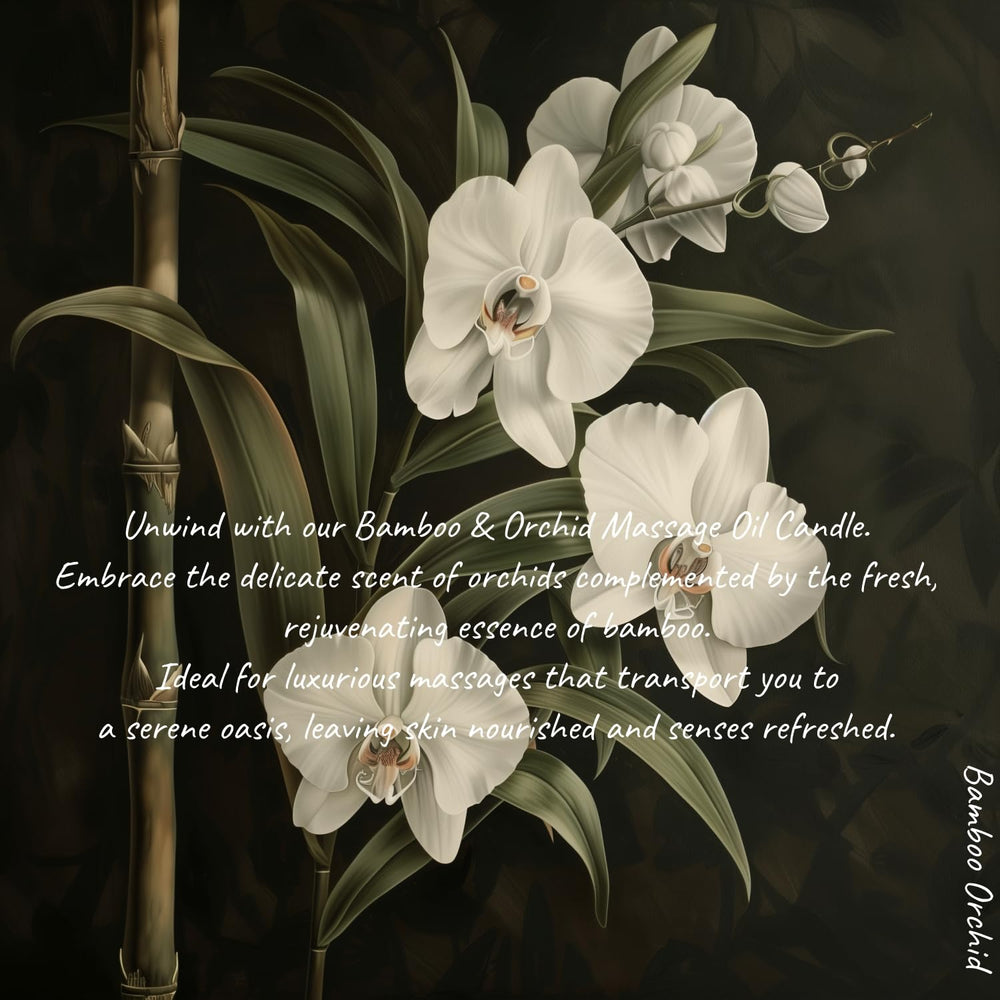 Spa-like ambiance with warm light and bamboo orchid scent