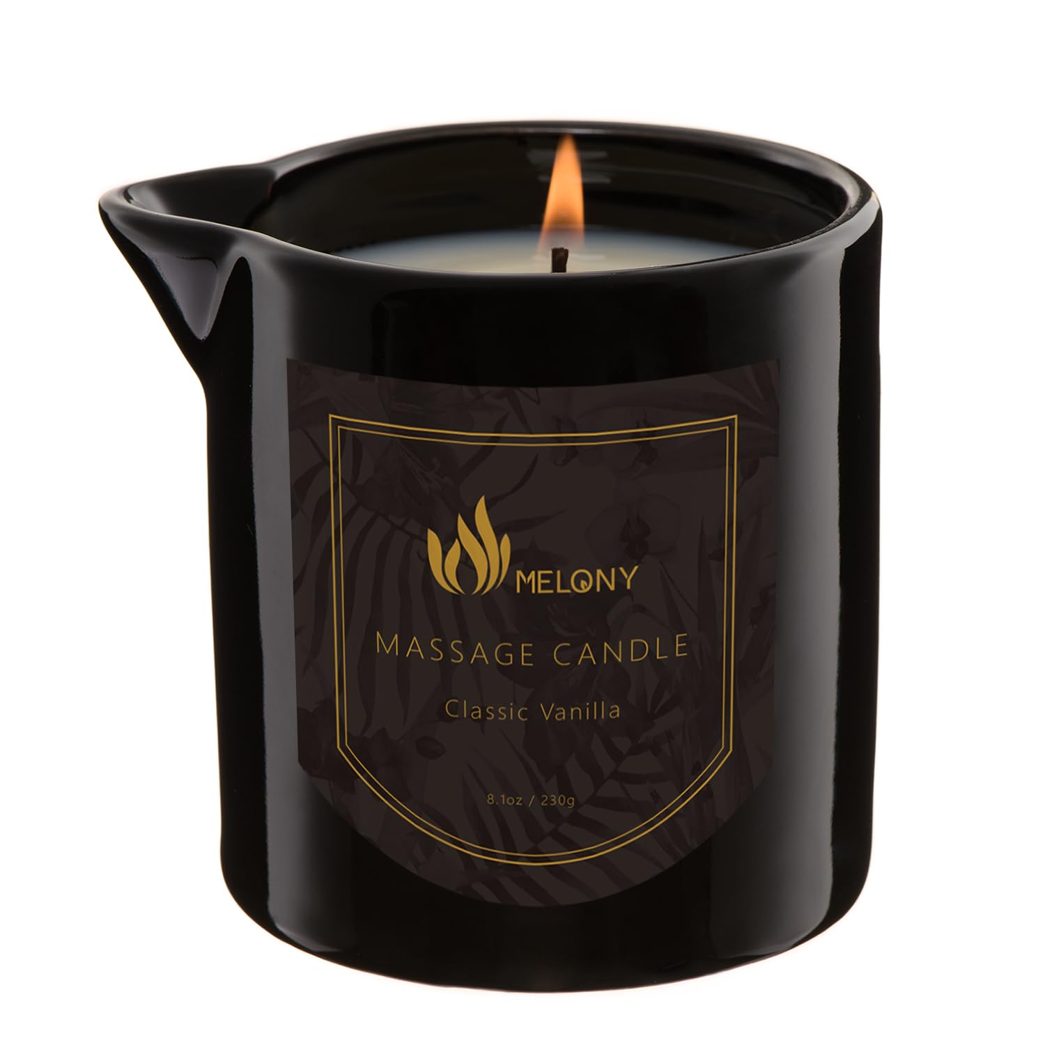 MELONY Massage Oil Candle 8.1 oz Classic Vanilla product photo