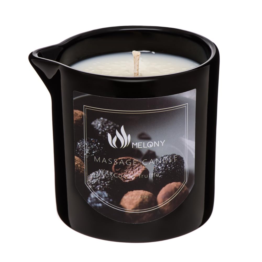 MELONY Massage Oil Candle Cocoa Truffle packaging