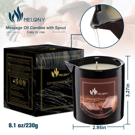 Natural soy wax with a cotton lead-free wick