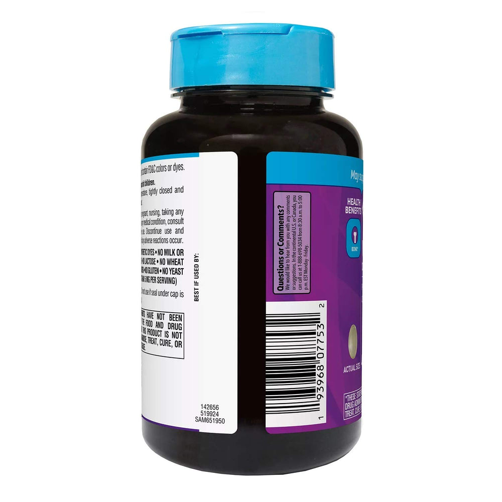Close-up of Vitamin D3 2000 IU label
