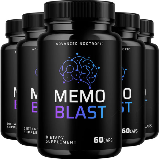 Memo Blast Capsules bottle front view