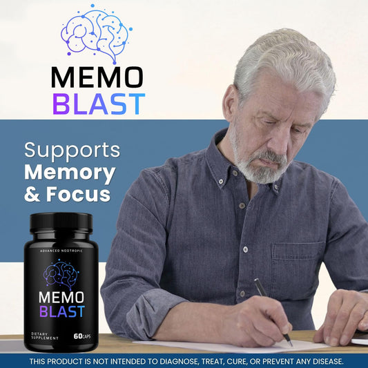 Memo Blast Capsules label close-up