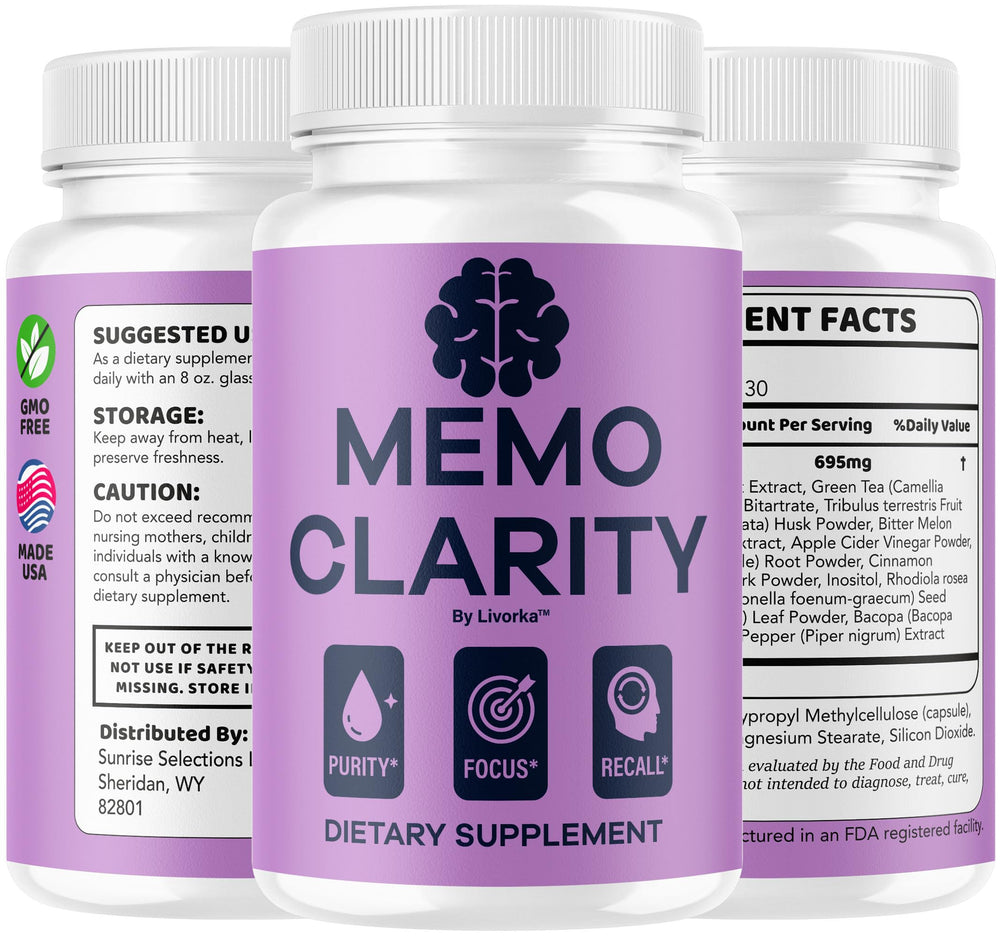 Memo Clarity 3-month supply packaging