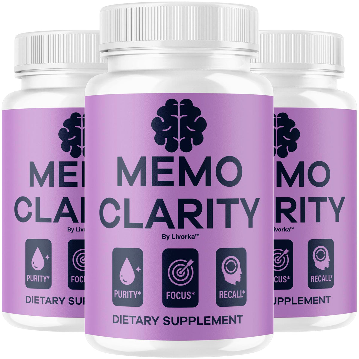 Memo Clarity 3-pack front view