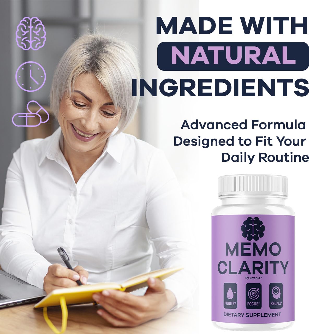 Memo Clarity box closed packaging