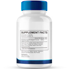 Label for Memo Genesis Capsules showing product name