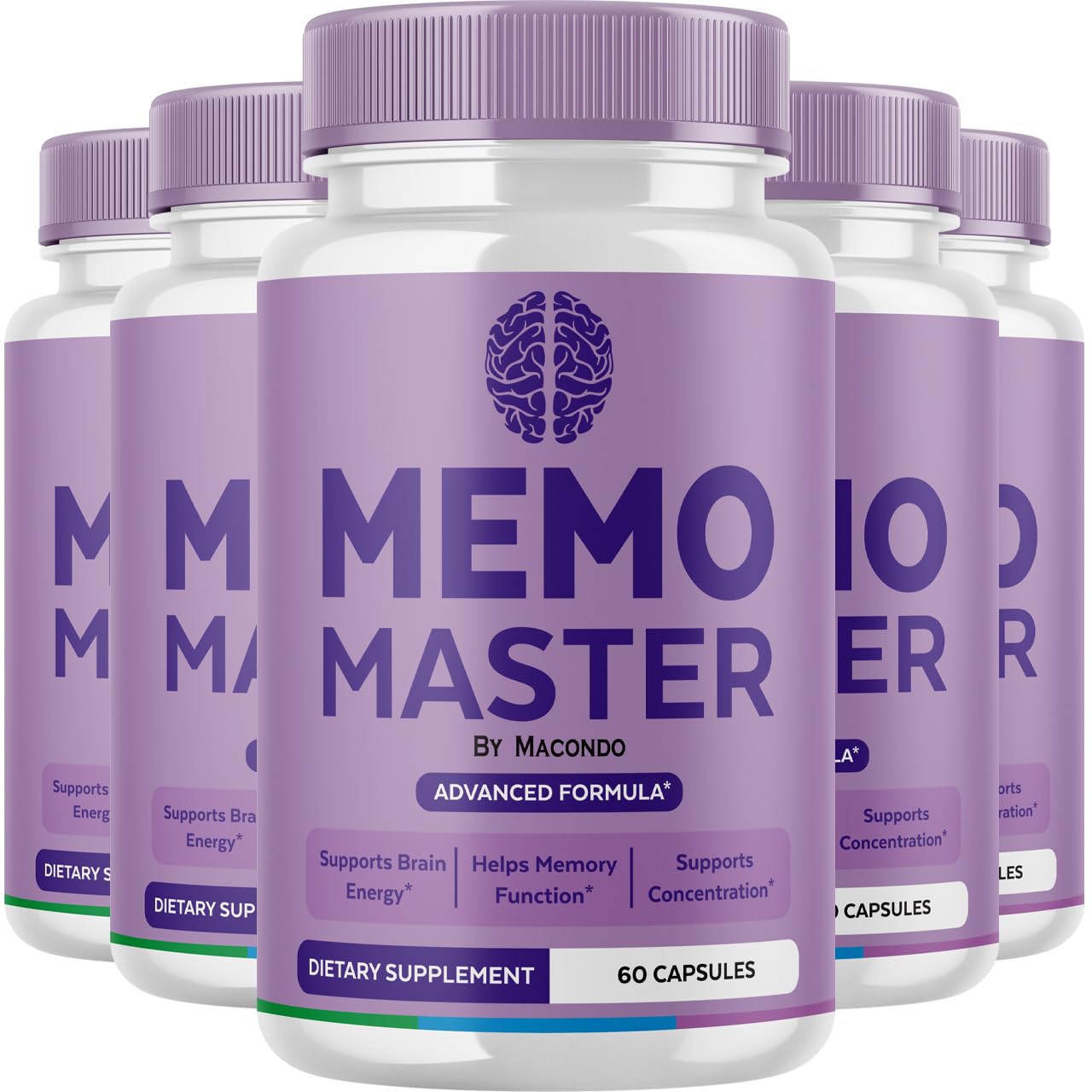 Memo Master Capsules bottle front view