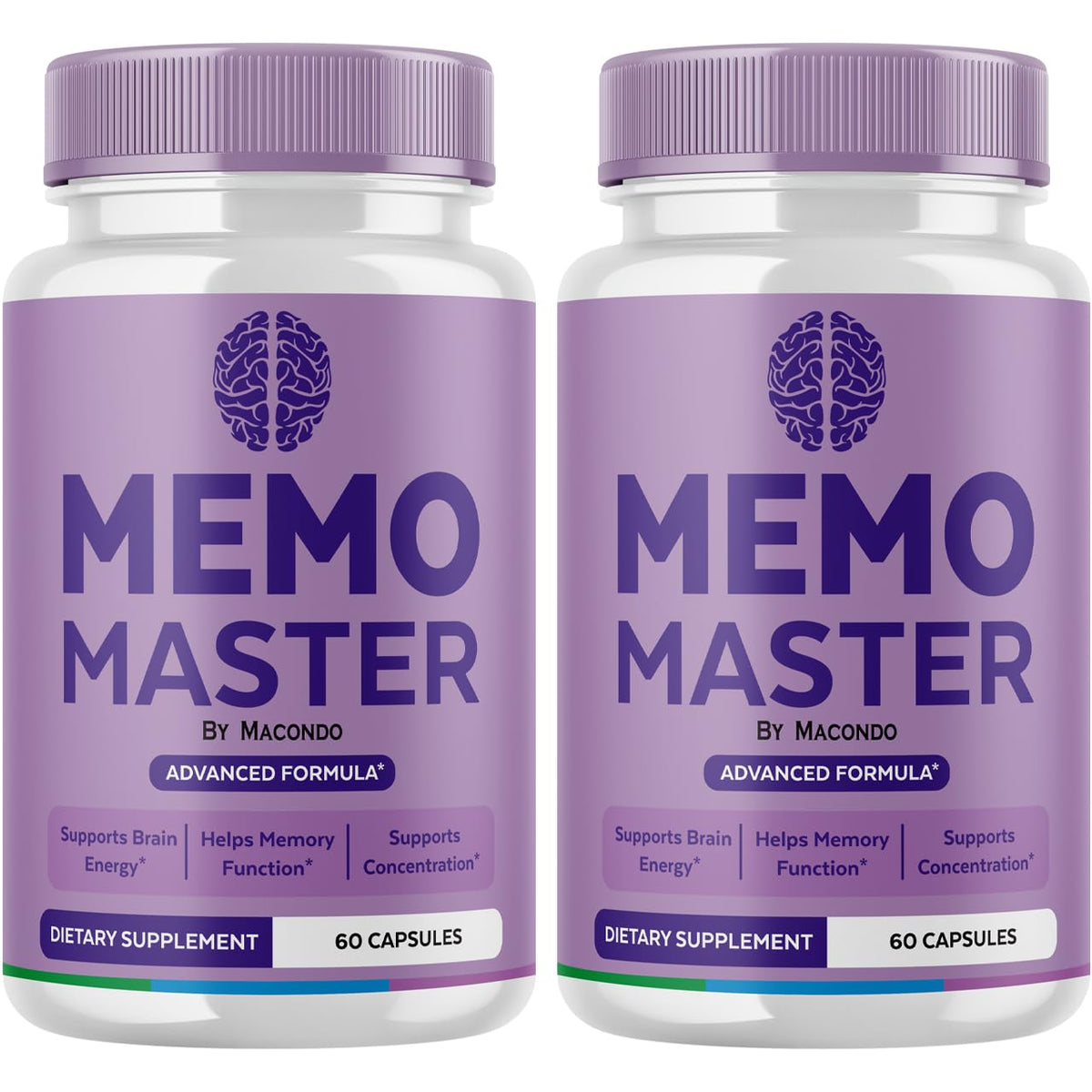 Memo Master Capsules bottle front view