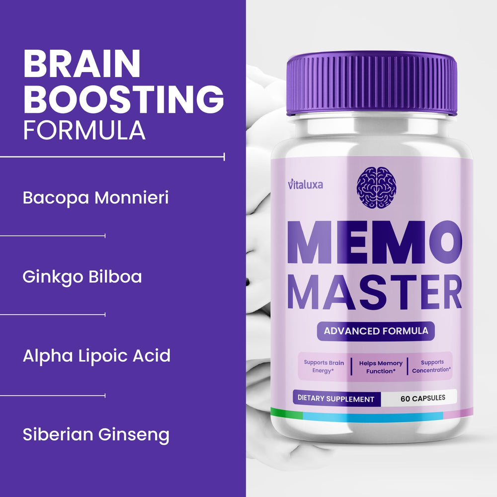 MemoMaster Capsules Focus Support packaging