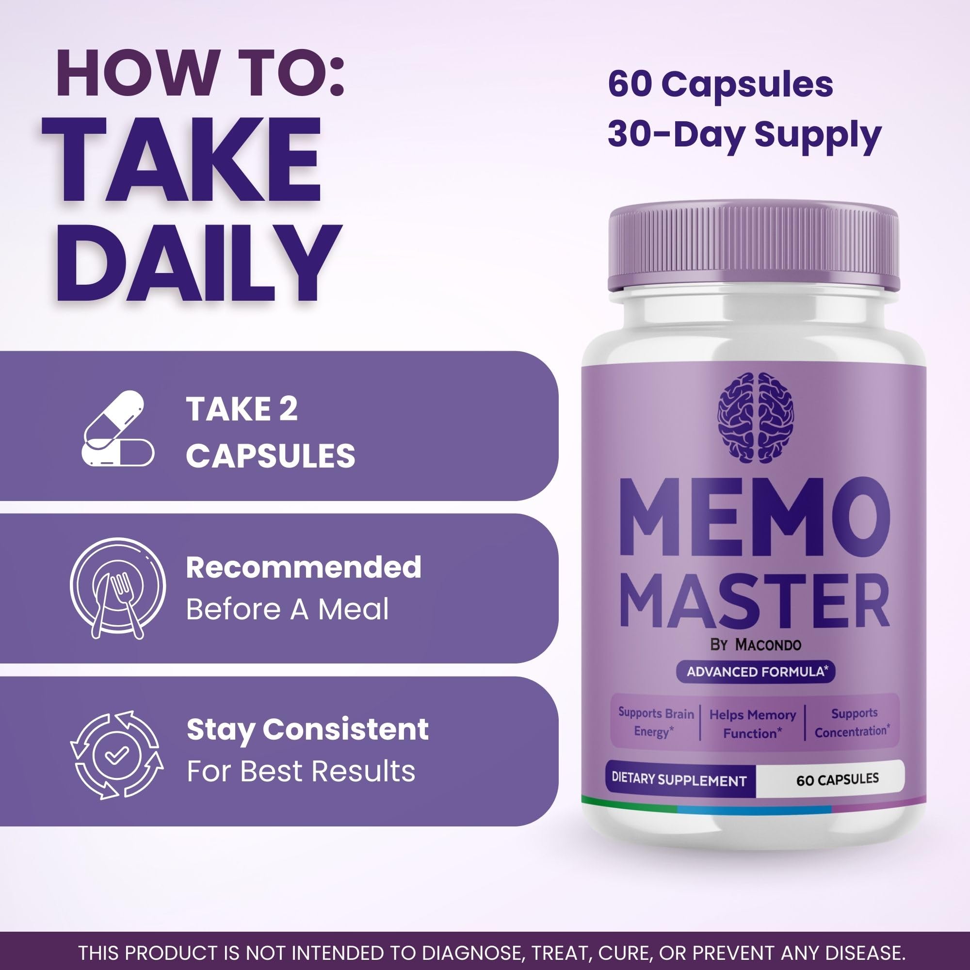MemoMaster Daily Memory & Focus Support product box