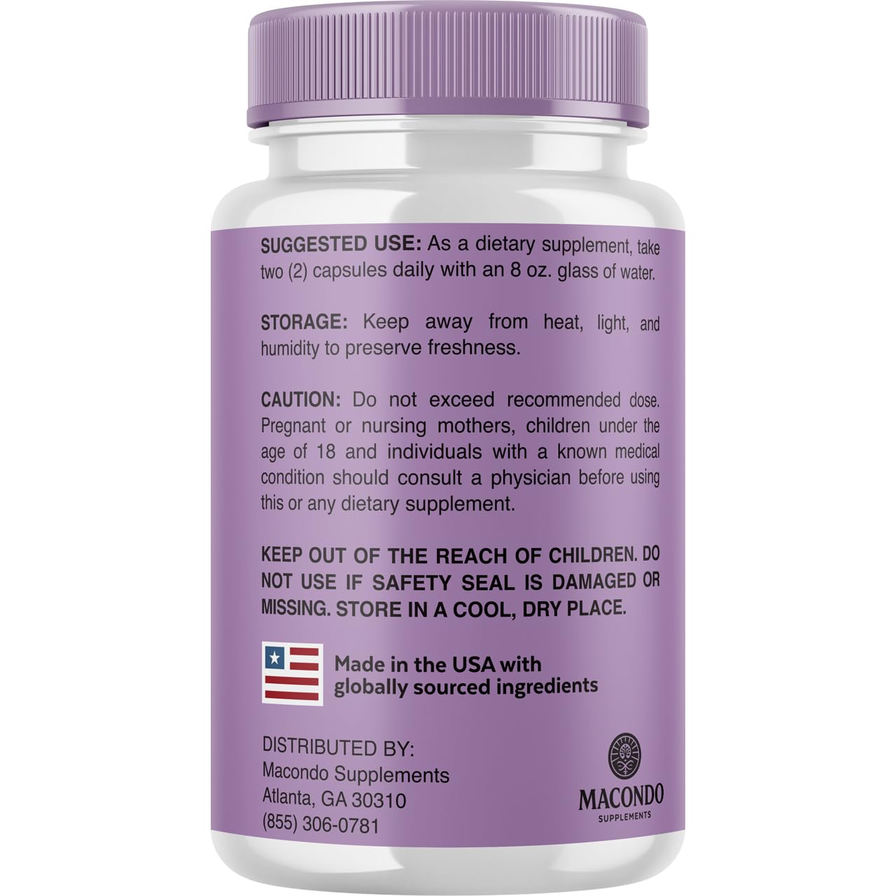 Memo Master Capsules bottle with capsules spilled on white background