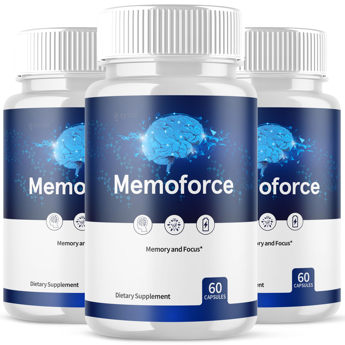 Memoforce Capsules 3-pack front view