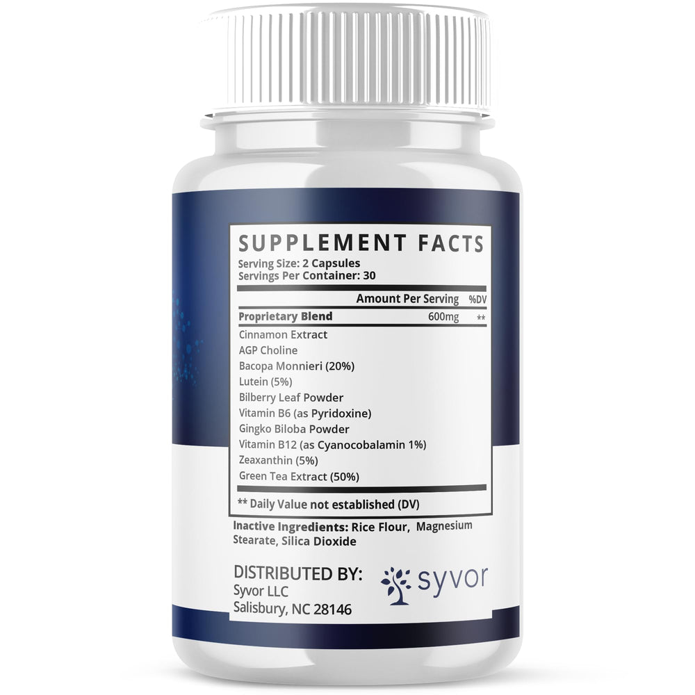 Memoforce Capsules bottle on white background