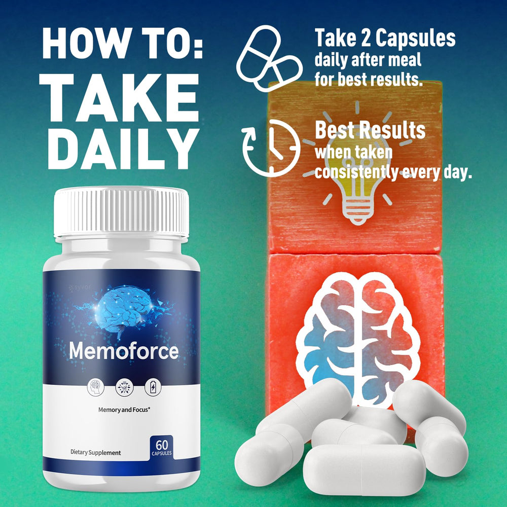Lifestyle image of Memoforce capsules for women and men