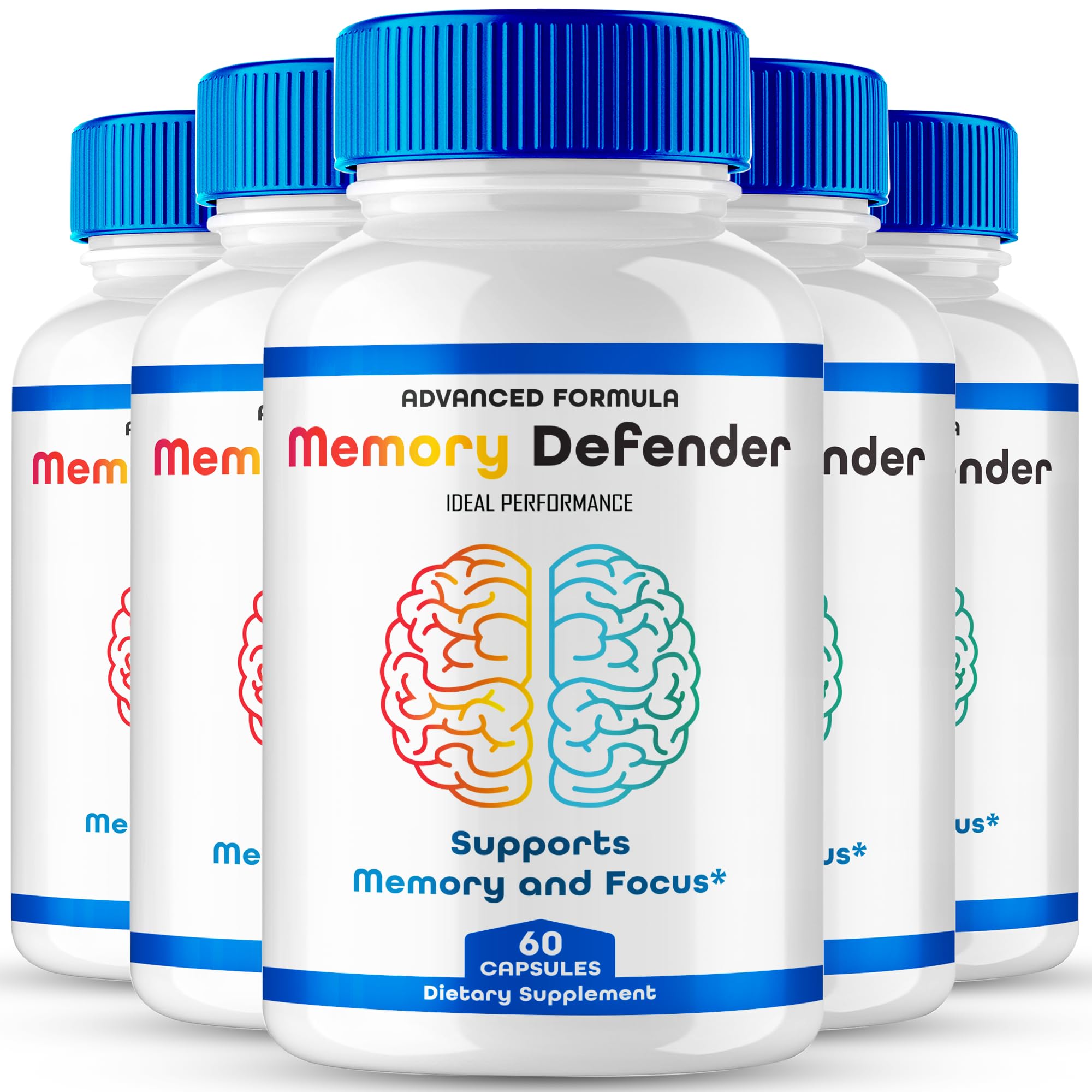 Memory Defender Capsules bottle front view