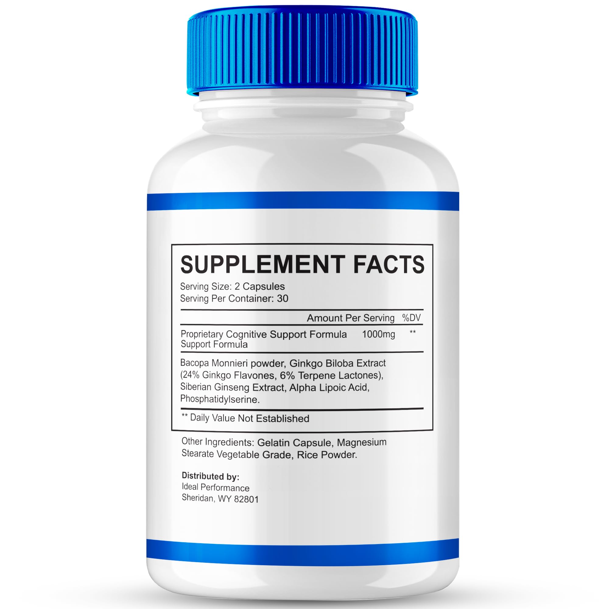 Memory Defender Brain and Memory Supplement Pills close-up