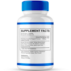 Memory Defender Brain and Memory Supplement Pills close-up