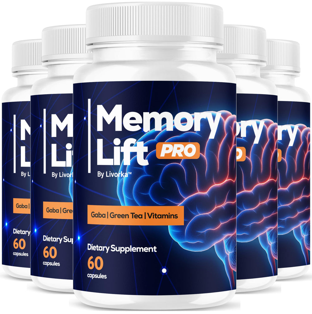 Memory Lift Pro 5-pack bottle and packaging