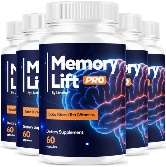 Memory Lift Pro 5-pack bottle and packaging