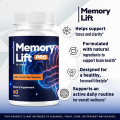 Close-up of Memory Lift Pro capsules
