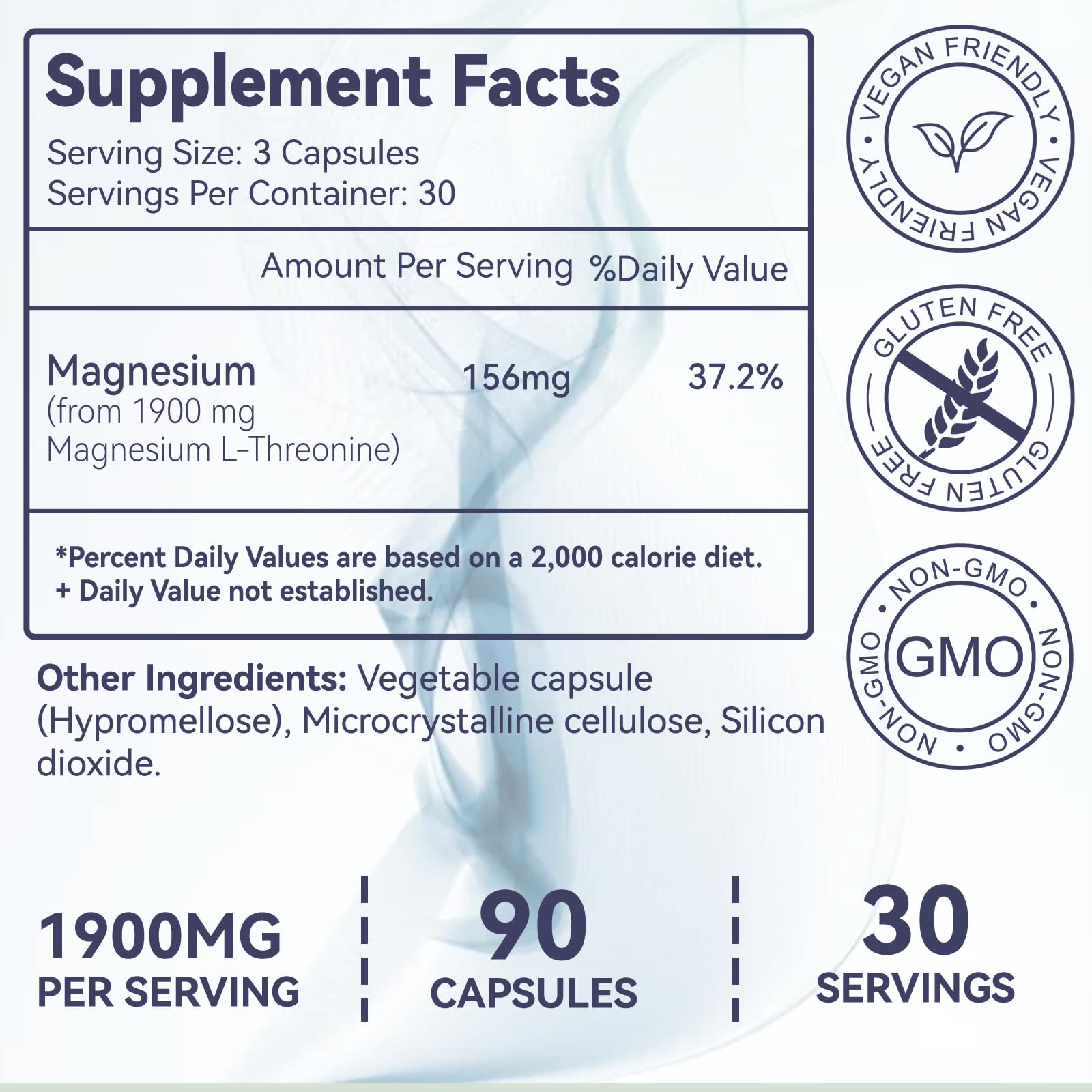 Memory and focus support illustration with magnesium threonine