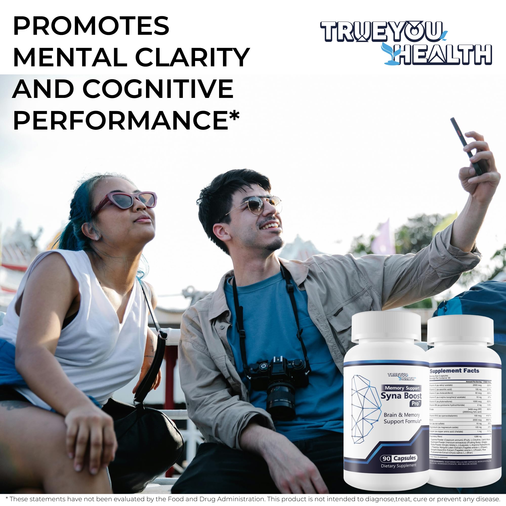 Syna Boost Pro capsules beside the bottle