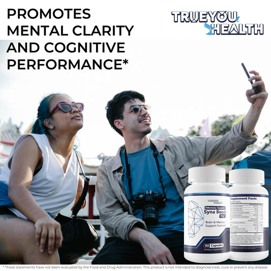 Syna Boost Pro capsules beside the bottle
