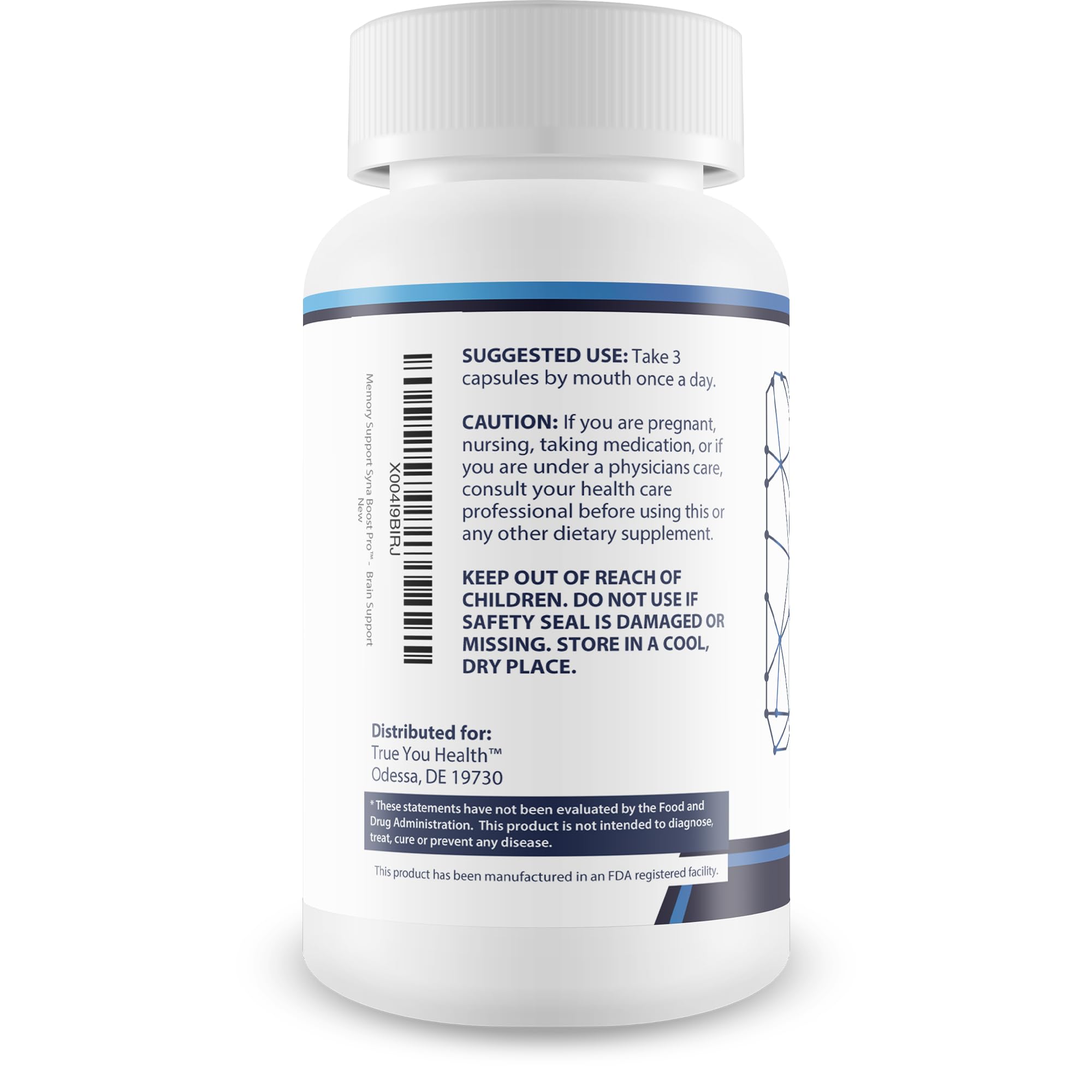Person taking Memory Support Syna Boost Pro for daily focus