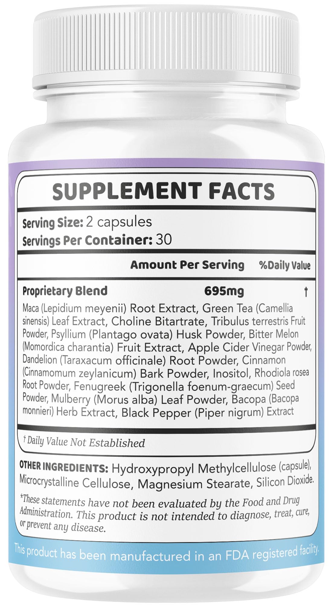 Back label of Memyts Plus showing dosage instructions