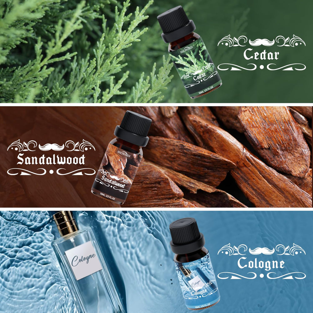Cedar essential oil bottle from SNOWSEN set