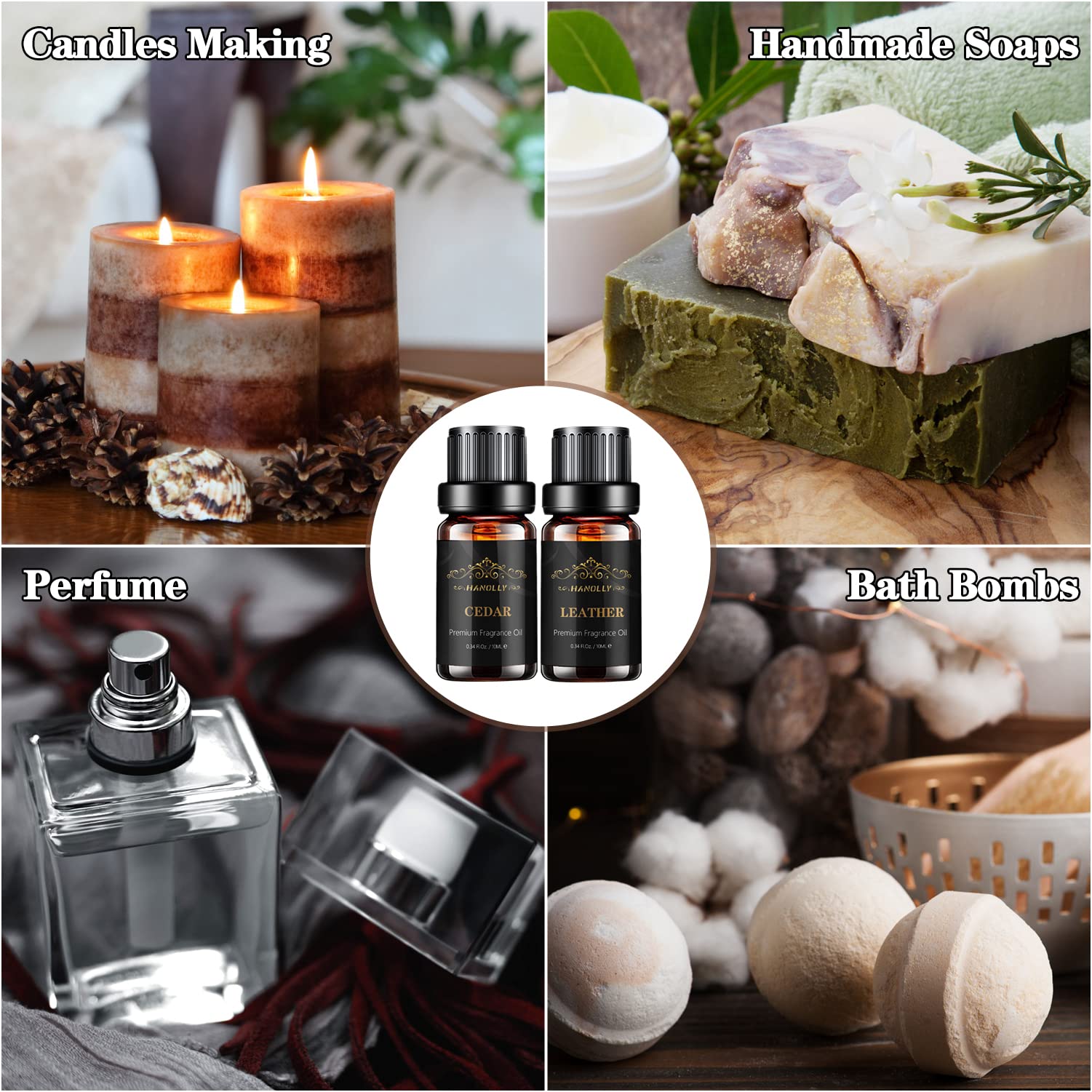 Rum fragrance essential oil bottle 10ml