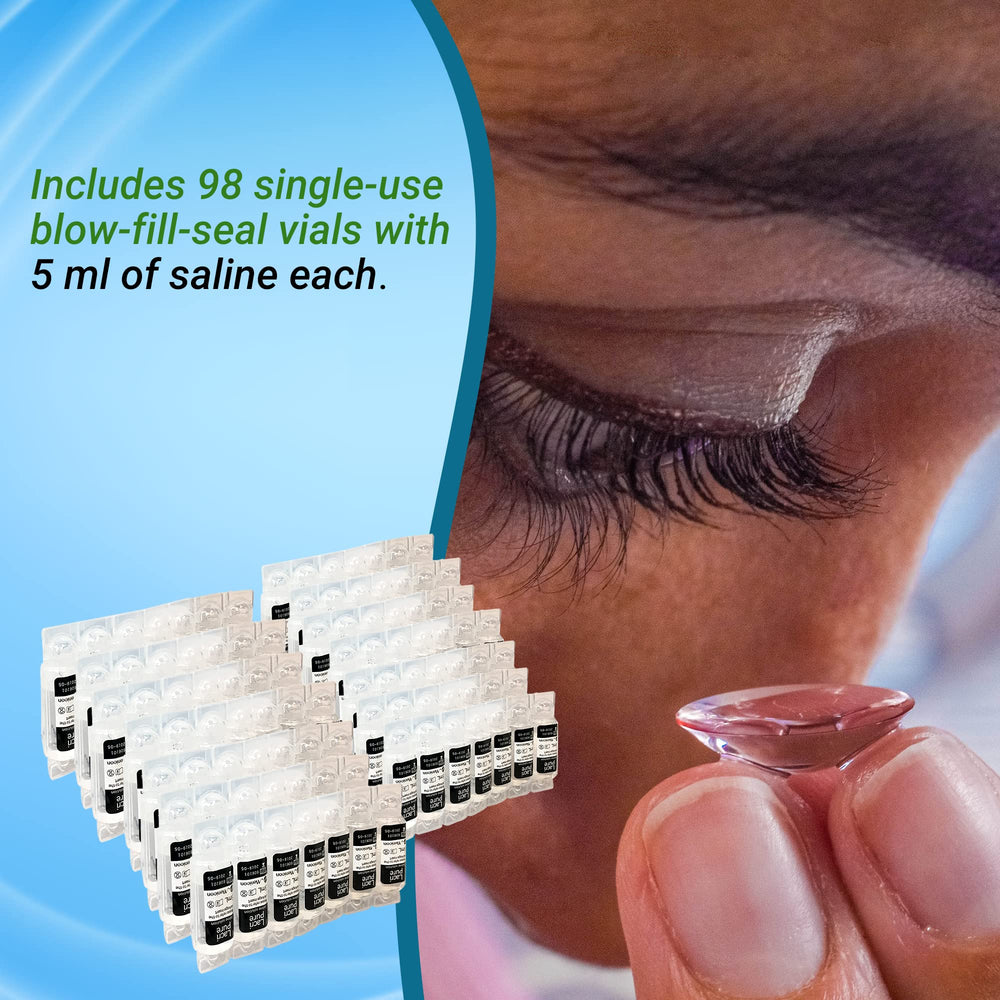 Using LacriPure saline for lens insertion