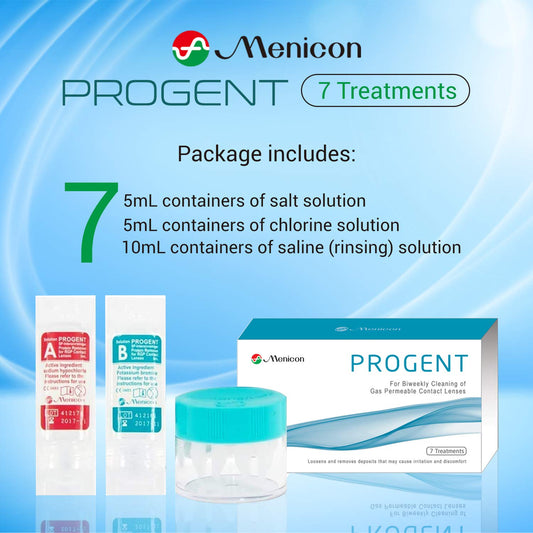 Progent A sodium hypochlorite vials included in the kit