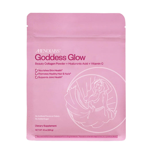 Goddess Glow Collagen Peptides powder jar front view