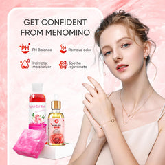 MENOMINO bar foam scene showing gentle cleansing and odor control
