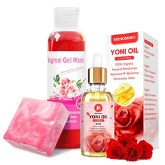 MENOMINO usage shot applying oil for gentle ingrown hair care