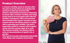 Home menopause testing kit using urine FSH