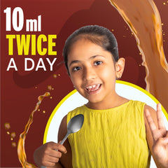 Serving size and dosage illustration for Menper iron supplement