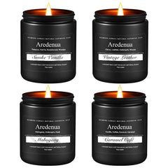 Vintage Leather scented candle from Men's 4-pack