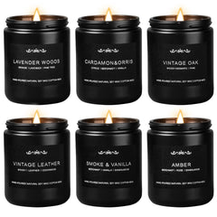 Six-pack Lavender Forest candle for men (7oz each)